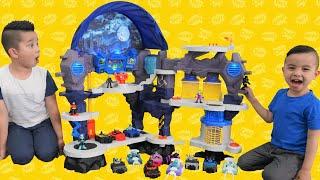 Calvin and Kaison Play With the Biggest Batcave Ever CKN