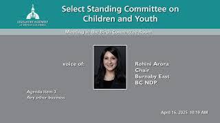 BC Legislature Live Stream - Birch Room