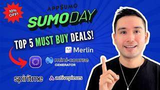 Sumo Day 2024: Top 5 Must-Buy Deals! (Merlin, Activepieces, SpiritMe, Afforai, & MORE!) 