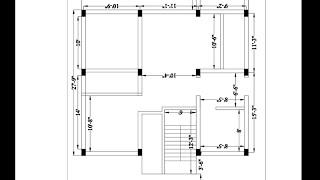 27 × 37 house plan for two brothers latest design