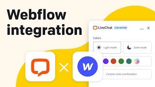 Webflow x LiveChat Integration Tutorial | LiveChat University