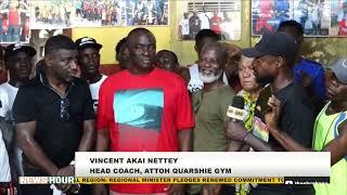 STREETWISE BOXING FOUNDATION SUPPORTS ATTOH QUARSHIE BOXING GYM WITH EQUIPMENT