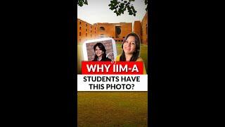 Why IIM Ahmedabad Students have a Red Brick Photo? #shorts