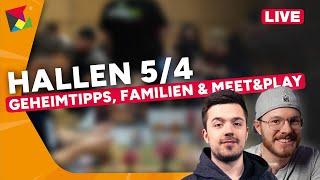 SPIEL Messe 2024 Livestream - Rundgang Halle 5 und 4, Geheimtipps, Familien & Meet & Play