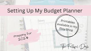Setting Up My Budget Planner for 2024 | Budget Printables