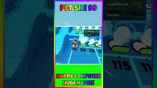 PS99 Huge Happy Computer Hatch #shorts  #petsimulator99 #huge  #roblox