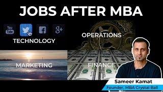 Jobs after an MBA | MBA Crystal Ball