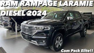 Nova Ram Rampage Laramie Diesel 2024 - TODOS os detalhes da NOVA Ram com o Pack Elite!! (4K)