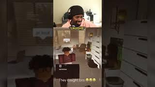 Getting Caught In Roblox Is Insane #duckydee #shortsviral