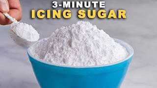 How to Make Icing Sugar in 3 Minutes