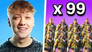 Rezon ay *GEGEN* 99x NO SKINS in Fortnite!  (mit ALVI)