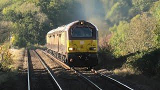 67021 TnT 67024 Bellmond British Pullman VSOE Flies Through Keynsham, Bristol 12-10-24