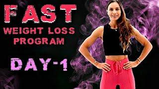 30-Minute FAT-BURNING Killer HIIT Workout | Fast Weight Loss Program Day-1