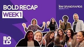 Keller Williams Grand Rapids East BOLD Series - Week 1 Recap