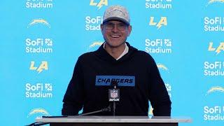 Jim Harbaugh Postgame Press Conference vs Bengals | LA Chargers