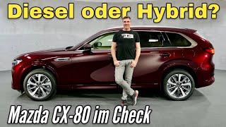 Mazda CX-80: Ab 55.350 Euro - Reihensechszylinder-Diesel und Plug-in Hybrid | Sitzprobe | 2024