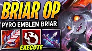 OP BRIAR BUILD w/ PYRO EMBLEM in TFT SET 12! - RANKED Best Comps | Patch 14.16b | Teamfight Tactics