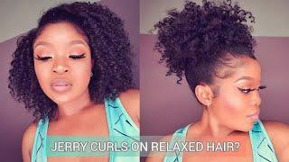 Curly Crochet Hairstyle W/Leave Out| Using Braiding Hair Extension