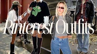 Recreating PINTEREST Outfits for FALL!  shopping in my own closet to recreate my favorite pins!