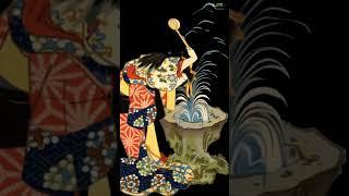 Serenity in Motion: A Ukiyo-e Water Ritual #shorts