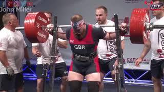 Joshua Greenfield - 807.5kg 6th Place 105kg - IPF World Classic Powerlifting Championships 2018