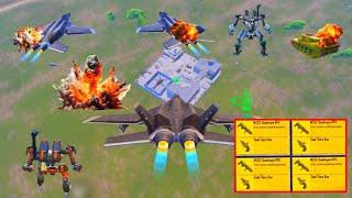 Jet War in Payload 3.3 Jet Destroy Robot Helicopter & Tanks in PUBG Mobile