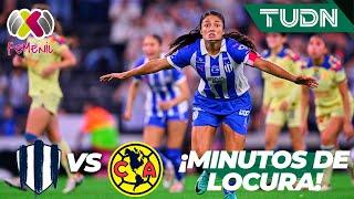 ¡MINUTOS DE LOCURA EN LA FINAL FEMENIL! | Rayadas 2-1 América | Liga Mx Femenil-CL2024 Final | TUDN