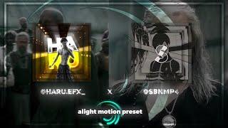 SBNMP4 X HARU EFX COLLAB EDITE FREE PRESET ( XML) 