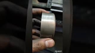 How to make a nut on lathe machine!