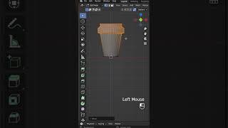 How to make cup in Blender 1 min