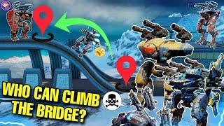  WHICH TITANS CAN CLIMB THE BRIDGE ON YAMANTAU MAP ? || WAR ROBOTS WR ||