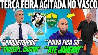 GLOBO ESPORTE RJ 22/10! TERÇA FEIRA AGITADA NO VASCO! CASTRO PODE CHEGAR! NOTICIAS DO VASCO HOJE!