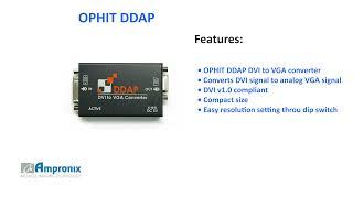 OPHIT DDAP DVI to VGA Converter Sales | Service | Repair | Exchange | Replacement