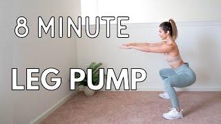 8 Minute Leg Pump Workout with Ashley Gaita -  - Home Leg & Butt Workout No Equipment
