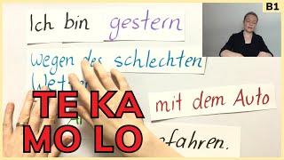 Cómo estructurar oraciones en alemán: TEKAMOLO + objeto directo e indirecto | Guía completa