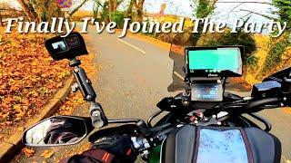 Winter Motorcycle Riding With Warm Hands