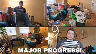 Major UNPACKING Progress! - Part 1 | + I  DECLUTTERED even more!