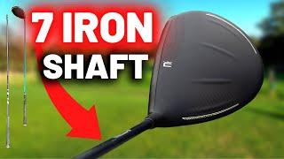 Cutting my BRAND NEW COBRA Driver To 7 IRON LENGTH (SHOCKING RESULTS)