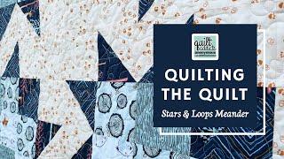 Easy Star & Loop Meander - Quilting Stitch Tutorial