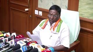 Hon'ble Chief Minister Shri.V.Narayanasamy's Press Meet about CENTAC on 02-06-2017