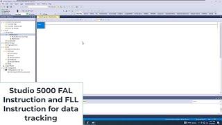 Studio 5000 FAL Instruction and FLL Instruction for data tracking