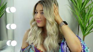 How To: Curl Your Hair With A Hair Straightener | Hey Stacey Hair Extensions