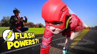 Little Flash Tests His Speed in Flash Gear!