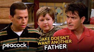 Two and a Half Men | Jake Runs Away To Live at Charlie’s So His Mom Won’t Marry His Doctor