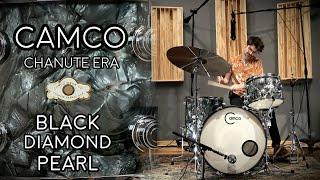 CAMCO 70s Chanute-Era Drum Kit! - Black Diamond Pearl