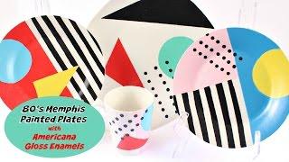 HOW TO: 80s Memphis Plates | DecoArt®