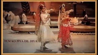 Tum Ko Piya Dil Diya | Helen - Ragini | Faruk Kaiser | G.S.Kohli | Shikari (1963)