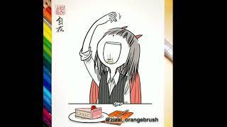 [抖音] 恶魔的爱 ...Zizai Orangebrush Devil's Love