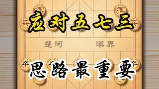 下象棋切中要害才叫精髓应对五七三布局的基础打法下棋技巧套路