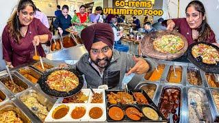 India's Biggest Luxury Food Buffet | Unlimited Food | Best Buffet In Punjab | Indian Street Food